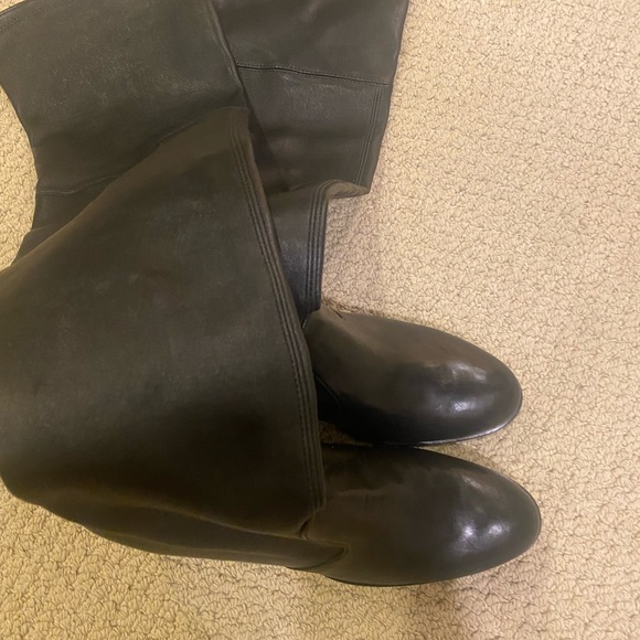 Stuart Weitzman Midland Black leather boots size 10.5 - Picture 9 of 12